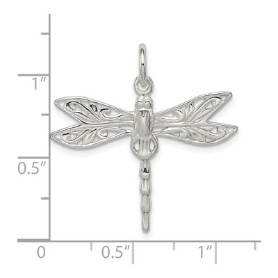 Sterling Silver Dragonfly Pendant – view 4