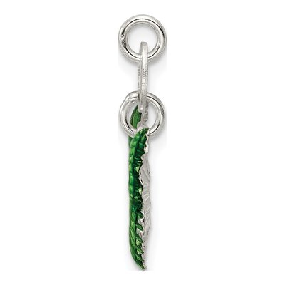 Sterling Silver Enamel Butterfly Pendant – view 3