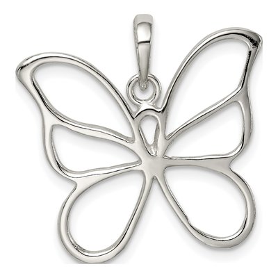 Sterling Silver Butterfly Pendant