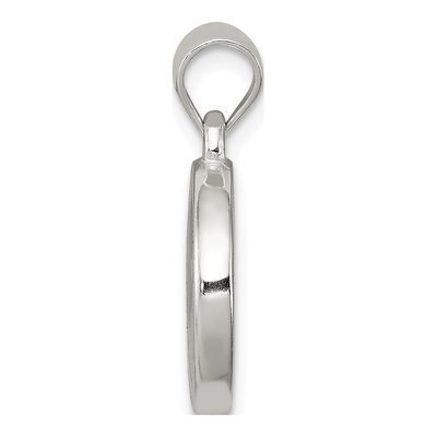 Sterling Silver Leaf Clover Enamel Pendant – view 3