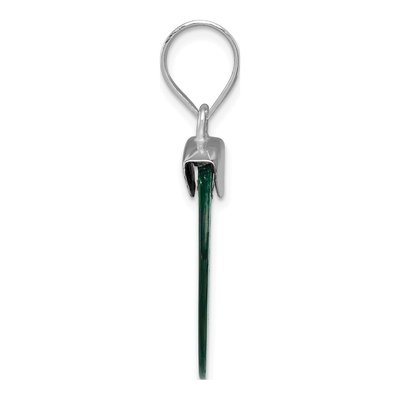 Sterling Silver Round Abalone Pendant – view 2