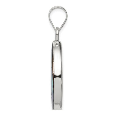 Sterling Silver Abalone Pendant – view 2