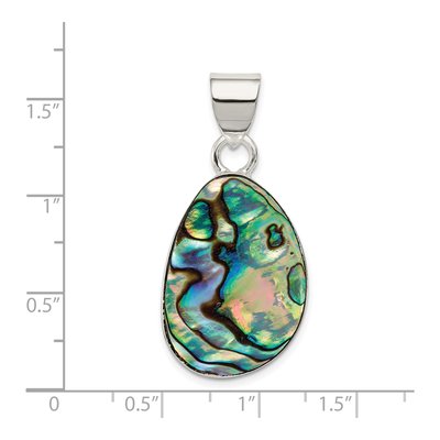 Sterling Silver Abalone Pendant – view 3