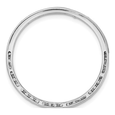 Sterling Silver CZ Slide Pendant – view 5
