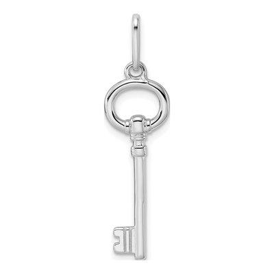 Sterling Silver Key Pendant – view 5