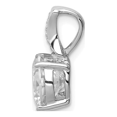 Sterling Silver CZ Pendant – view 3