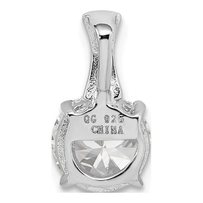 Sterling Silver CZ Pendant – view 5