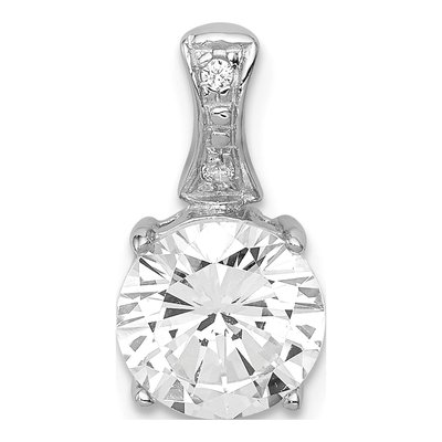 Sterling Silver CZ Pendant