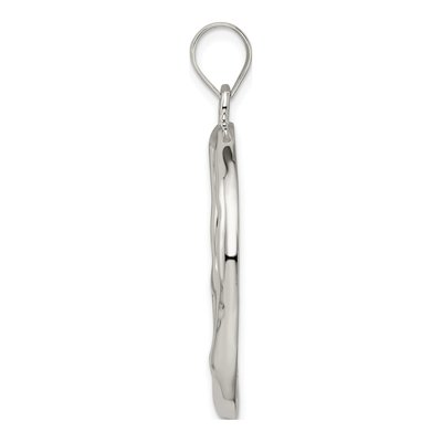 Sterling Silver Peace Sign Pendant – view 3