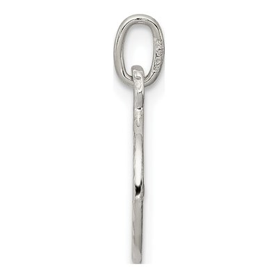 Sterling Silver Diamond-Cut Peace Sign Charm – view 3
