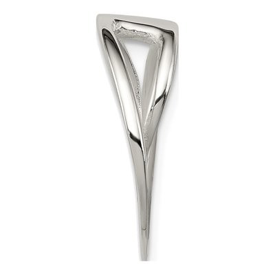 Sterling Silver Circle Slide Pendant – view 3