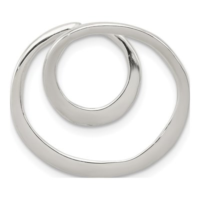 Sterling Silver Circle Slide Pendant