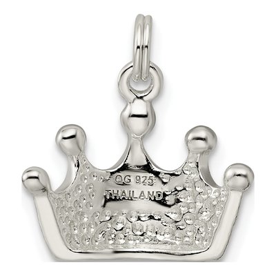 Sterling Silver Crown Pendant – view 5