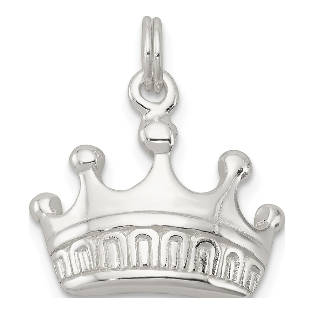Sterling Silver Crown Pendant