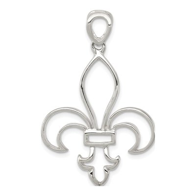Sterling Silver Fleur de Lis Pendant