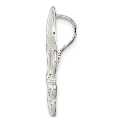Sterling Silver Fleur de Lis Slide Pendant – view 3
