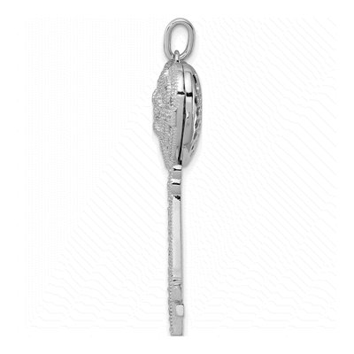 Sterling Silver CZ Heart Key Locket – view 3