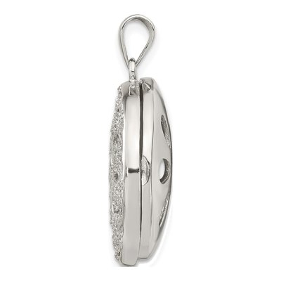 Sterling Silver CZ Flower Locket – view 3