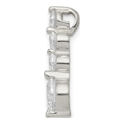 Sterling Silver CZ Pendant – view 2