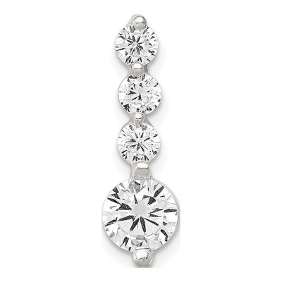 Sterling Silver CZ Pendant