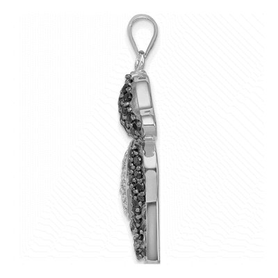 Sterling Silver CZ Dog Pendant – view 3