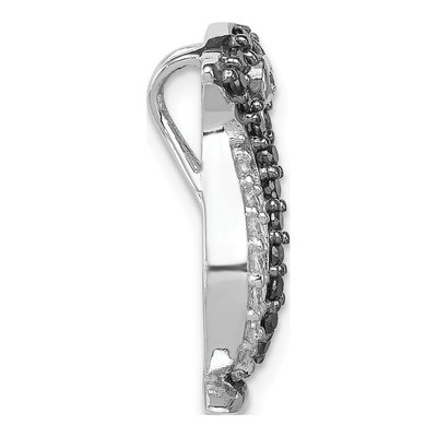 Sterling Silver CZ Penguin Slide Pendant – view 3