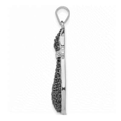 Sterling Silver CZ Cat Pendant – view 3