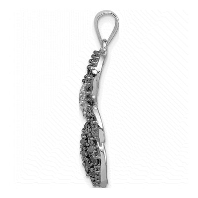 Sterling Silver CZ Spider Pendant – view 3