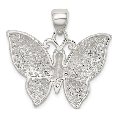 Sterling Silver Butterfly Pendant – view 5