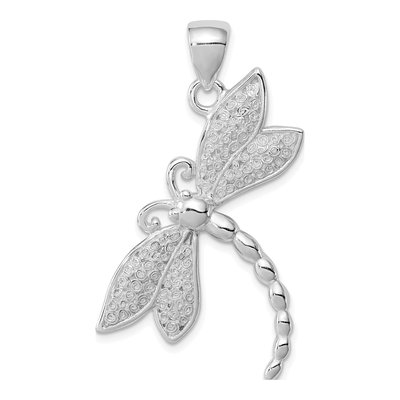 Sterling Silver Dragonfly Pendant