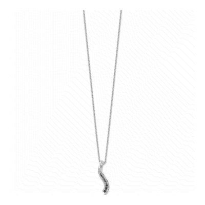 Sterling Silver 0.24 ct tw Diamond Necklace – view 3