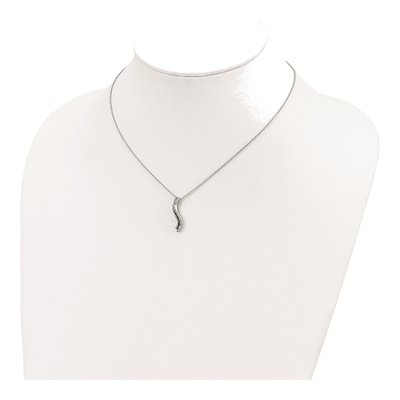 Sterling Silver 0.24 ct tw Diamond Necklace – view 4