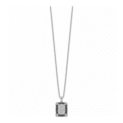 Sterling Silver 0.35 ct tw Diamond Necklace – view 3