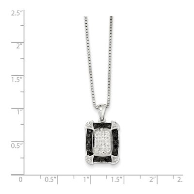 Sterling Silver 0.35 ct tw Diamond Necklace – view 5