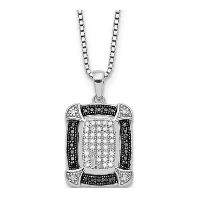 Sterling Silver 0.35 ct tw Diamond Necklace