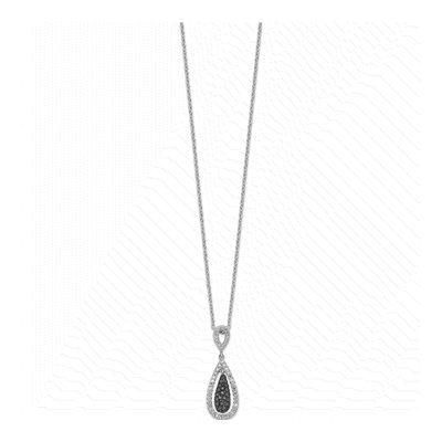 Sterling Silver 1/2 ct tw Diamond Necklace – view 3