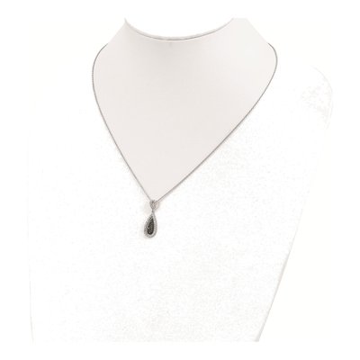 Sterling Silver 1/2 ct tw Diamond Necklace – view 5
