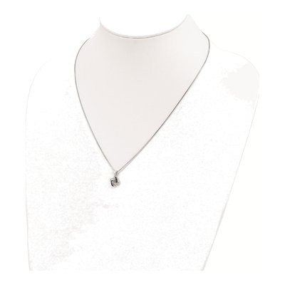 Sterling Silver 1/7 ct tw Diamond Necklace – view 5