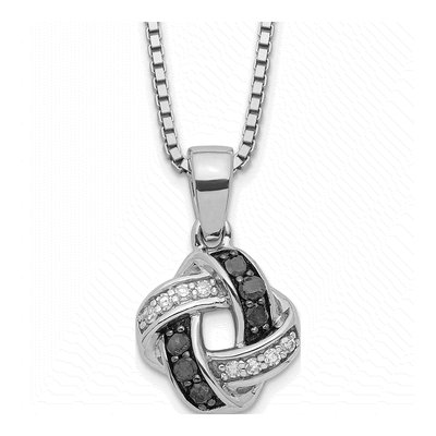 Sterling Silver 1/7 ct tw Diamond Necklace
