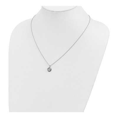 Sterling Silver 1/15 ct tw Diamond Necklace – view 5