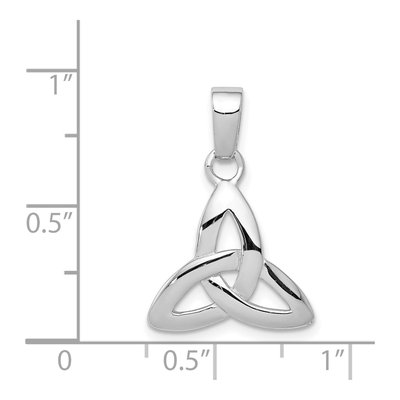 Sterling Silver Trinity Pendant – view 4
