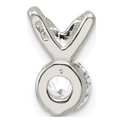 Sterling Silver CZ Slide Pendant – view 5