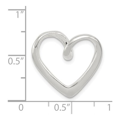 Sterling Silver Heart Pendant – view 4