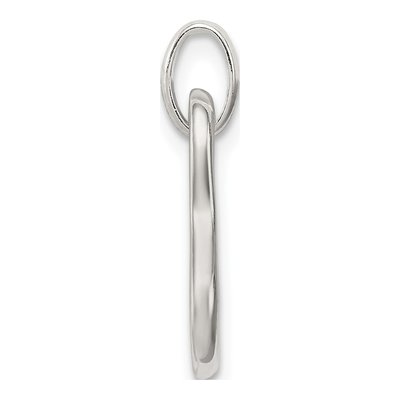 Sterling Silver Open Heart Pendant – view 3