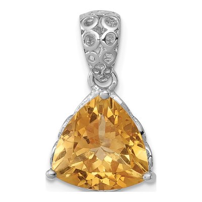 Sterling Silver Citrine Pendant