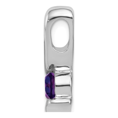 Sterling Silver Amethyst Pendant – view 3