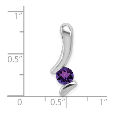 Sterling Silver Amethyst Pendant – view 4
