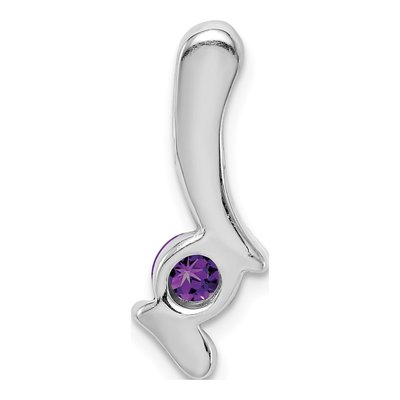 Sterling Silver Amethyst Pendant – view 5