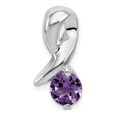 Sterling Silver Amethyst Pendant