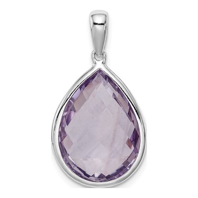 Sterling Silver Diamond Pendant – view 5